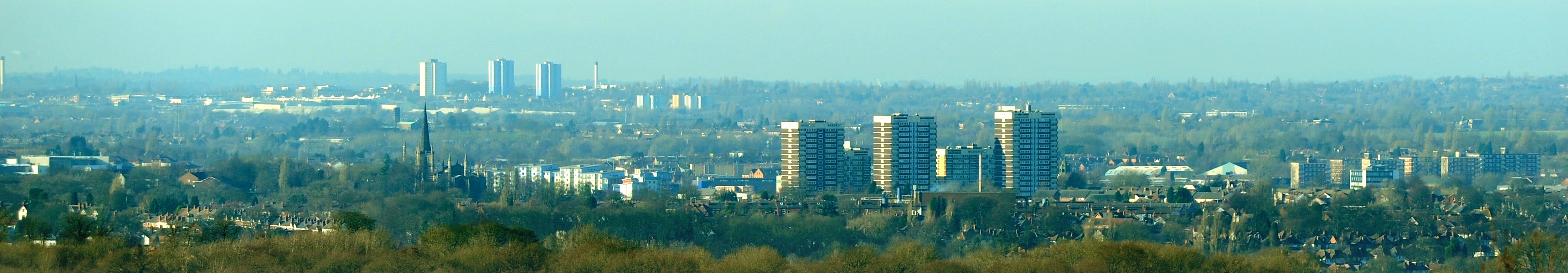 Landscape Photo of Walsall town
